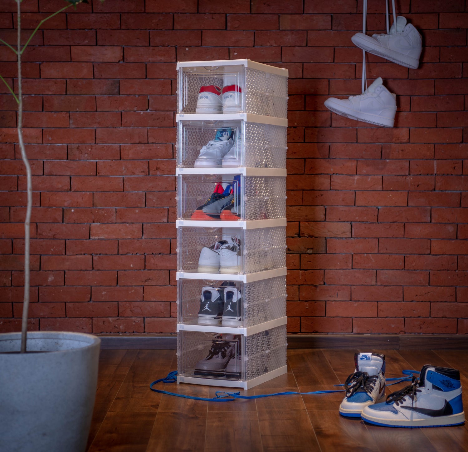 Multiple-Use Sneaker Crates 