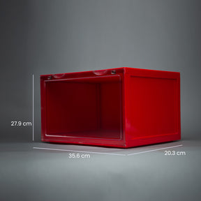 Shoe Box Red Crate